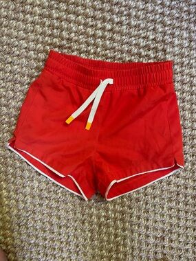 Cadets - boys swim shorts- size 4/5 - chili pepper red